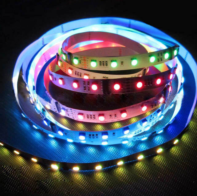 DMX512 RGB DC24V 50IC 300LEDs Dream Color Programmable Parallel signal - HTTP Breakpoint Resume Transmission Madrix Control Flex LED Strip Lights, 16.4feet/roll DMX512 RGB DC24V 50IC 300LEDs Dream Color Programmable Parallel signal - HTTP Breakpoint Resume Transmission Madrix Control Flex LED Strip Lights, 16.4feet/roll